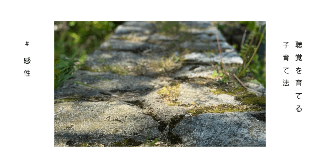 自然の音に耳を傾ける散歩道