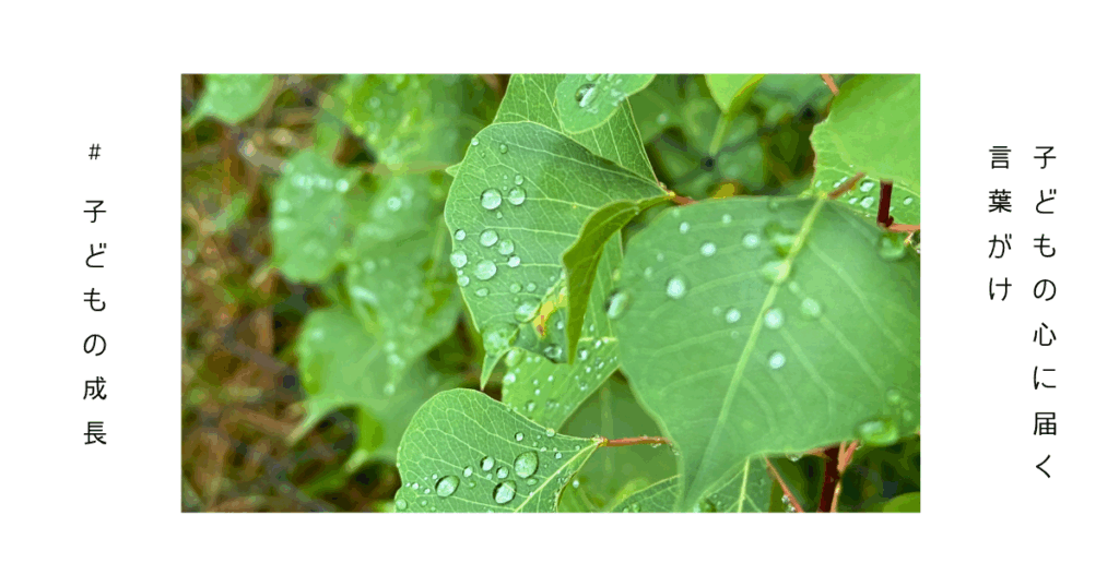 肯定形で話しかけることを象徴する写真