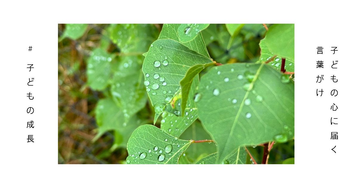 肯定形で話しかけることを象徴する写真